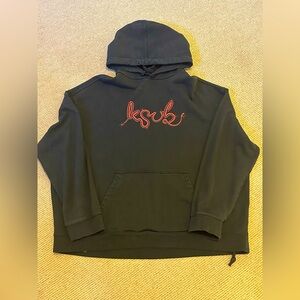 Ksubi snake logo graphic hoodie